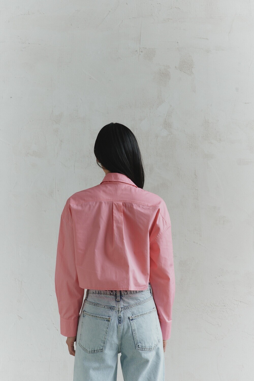Short pink shirt
